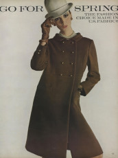 Wilhelmina Cooper by Bert Stern / Vogue USA (1966.01/2)
