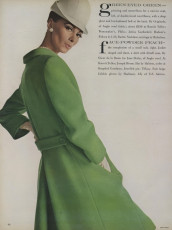 Wilhelmina Cooper by Bert Stern / Vogue USA (1966.01/2)