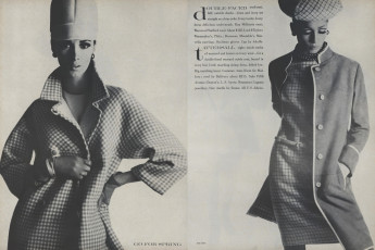 Wilhelmina Cooper by Bert Stern / Vogue USA (1966.01/2)