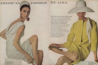 Wilhelmina Cooper by Irving Penn / Vogue USA (1966.02)