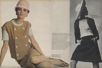 Wilhelmina Cooper by Irving Penn / Vogue USA (1966.02)