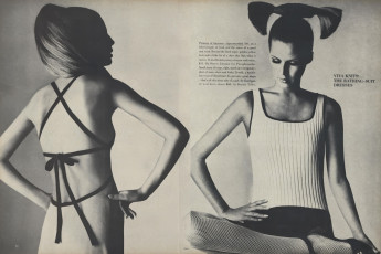 Mirella Petteni, Brigitta af Klerker by Irving Penn / Vogue USA (1966.02/2)