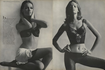 Veruschka by Gianni Penati / Vogue USA (1966.03)