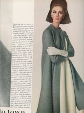 Wilhelmina Copper by Irving Penn / Vogue USA (1966.03/2)