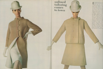 Wilhelmina Copper by Irving Penn / Vogue USA (1966.03/2)