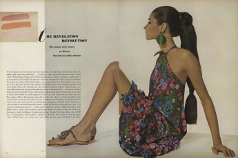 Brigitta af Klerker by Gianni Penati / Vogue USA (1966.04/2)