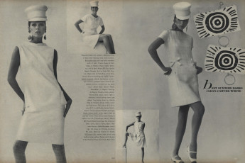 Brigitta af Klerker by Gianni Penati / Vogue USA (1966.04/2)