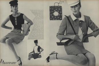 Brigitta af Klerker by Gianni Penati / Vogue USA (1966.04/2)