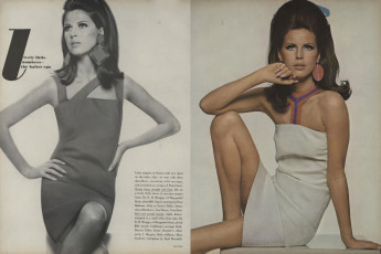 Birgitta af Klercker by Bert Stern / Vogue USA (1966.05)