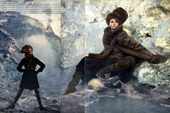 Veruschka by Richard Avedon (Vogue USA 1966.10/2)