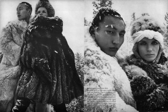 Veruschka by Richard Avedon (Vogue USA 1966.10/2)