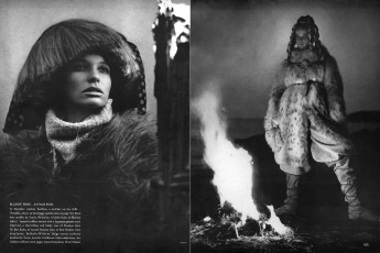 Veruschka by Richard Avedon (Vogue USA 1966.10/2)