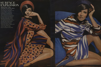 Simone d'Aillencourt by Henry Clarke (Vogue USA 1966.11/2)