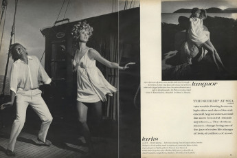 Jean Shrimpton, Jeanloup Sieff by Richard Avedon (Vogue USA 1967.01/2)