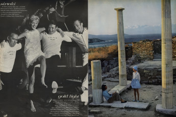 Jean Shrimpton, Jeanloup Sieff by Richard Avedon (Vogue USA 1967.01/2)