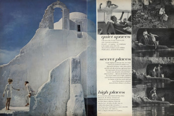 Jean Shrimpton, Jeanloup Sieff by Richard Avedon (Vogue USA 1967.01/2)