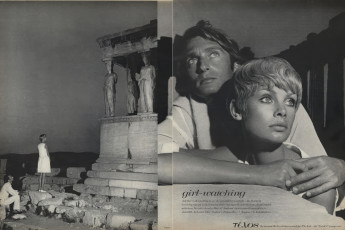 Jean Shrimpton, Jeanloup Sieff by Richard Avedon (Vogue USA 1967.01/2)