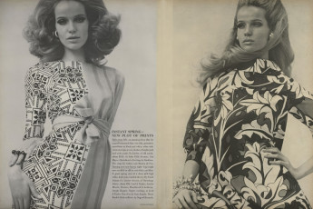 Veruschka by Franco Rubartell (Vogue USA 1967.03/2)