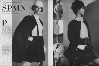 Simone d'Aillencourt by Henry Clarke (Vogue USA 1967.04)