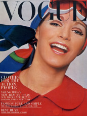 Nicole de Lamarge by David Bailey / Vogue UK (1967.04/2)