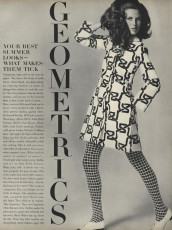 Birgitta af Klercker by Gianni Penati (Vogue USA 1967.04/2)