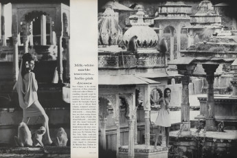 Simone d'Aillencourt by Henry Clarke (Vogue USA 1967.06)