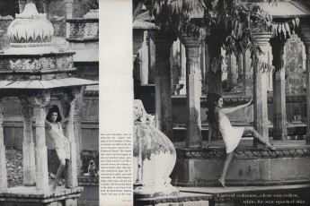 Simone d'Aillencourt by Henry Clarke (Vogue USA 1967.06)