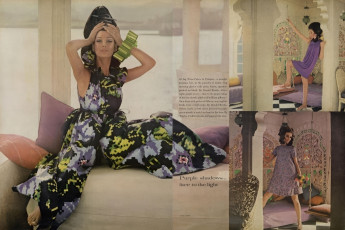 Simone d'Aillencourt by Henry Clarke (Vogue USA 1967.06)