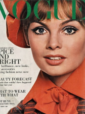 Jean Shrimpton by David Bailey / Vogue UK (1967.08)