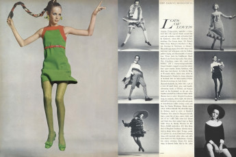Twiggy by Richard Avedon (Vogue USA 1967.08)