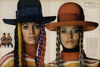 Ann Turkel, Veruschka by Irving Penn (Vogue USA 1967.09/2)