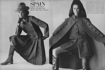 Editha Dussler by David Bailey (Vogue USA 1967.10/2)