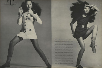 Penelope Tree by Richard Avedon (Vogue USA 1968.01/2)