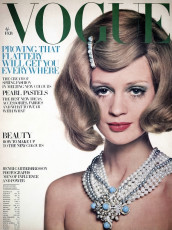 Celia Hammond by David Bailey / Vogue UK (1968.02)