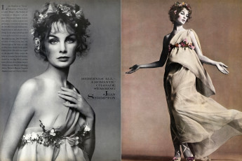 Jean Shrimpton by Richard Avedon (Vogue USA 1968.04/2)