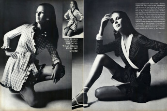 Brigitta af Klerker by Bert Stern (Vogue USA 1968.04/2)