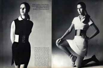 Brigitta af Klerker by Bert Stern (Vogue USA 1968.04/2)