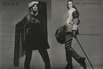 Jean Shrimpton by Richard Avedon (Vogue USA 1968.08)