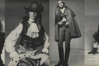 Jean Shrimpton by Richard Avedon (Vogue USA 1968.08)