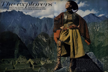 Birgitta af Klercker by John Cowan (Vogue USA 1968.10/2)