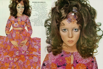 Penelope Tree by David Bailey / Vogue ITA (1969.02)