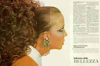 Penelope Tree by David Bailey / Vogue ITA (1969.02)