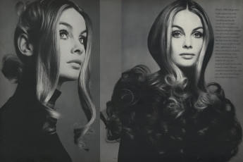 Jean Shrimpton by Richard Avedon (Vogue USA 1969.02)
