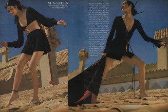 Moyra Swan by Henry Clarke (Vogue USA 1969.06)