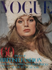 Jean Shrimpton by David Bailey / Vogue UK (1969.09)