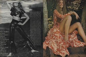 Jean Shrimpton by David Bailey / Vogue USA (1970.01.15)