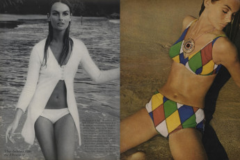 Jean Shrimpton by David Bailey / Vogue USA (1970.01.15)