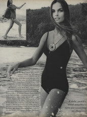 Jean Shrimpton by David Bailey / Vogue USA (1970.01.15)