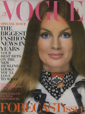 Jean Shrimpton by David Bailey / Vogue USA (1970.07)