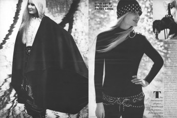 Gunilla Lindblad by Jean-Pierre Zachariasen / Vogue USA (1970.08)